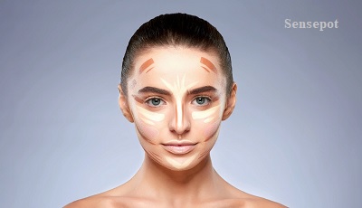 Contouring for a round face shape